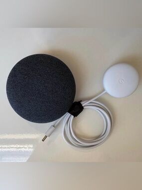 Grey Google Nest Mini Speaker